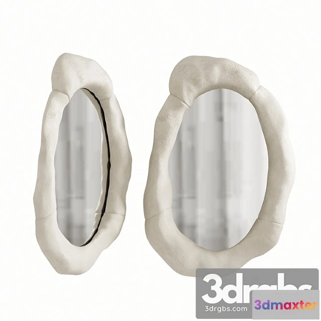 927762 - Mirror In Ceramic Frame O Garikova 1