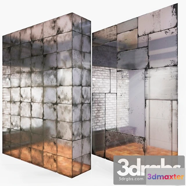 927868 - Patinated mirror