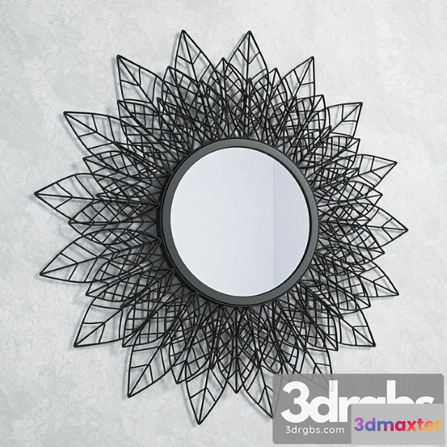 927874 - Pols potten sunflower mirror