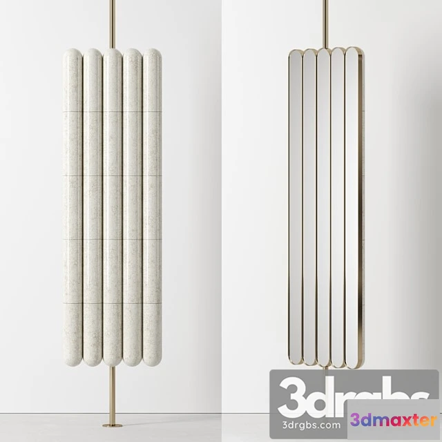 927888 - Raku Yaki Swinging Mirror By Emmanuelle Simon