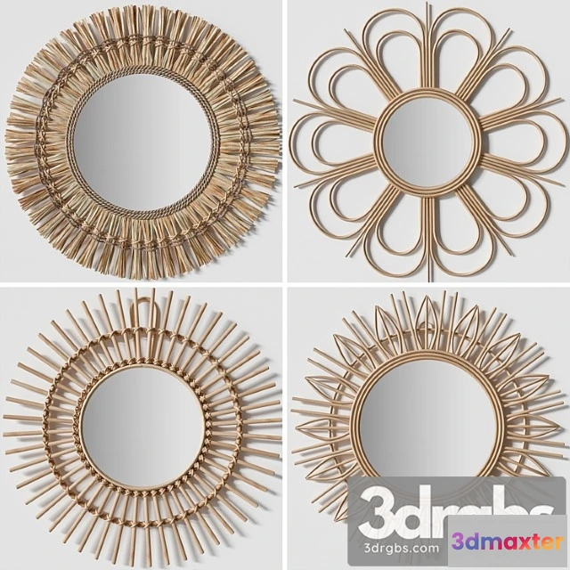 927890 - Rattan mirrors