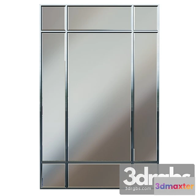 927898 - Rectangular Mirror In Chrome Frame KFG048
