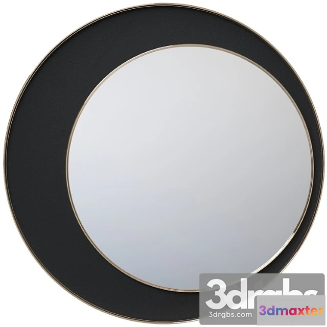927928 - Round mirror with velor vigo laredoute