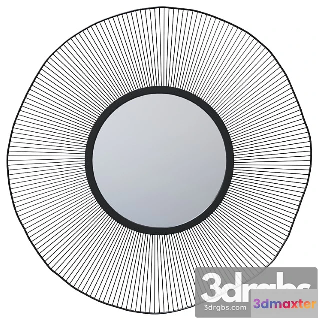 928000 - Wire sun mirror spyk la redoute interieurs