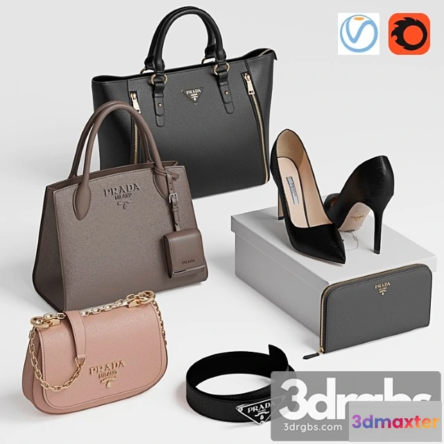 1021236 - Bag set 8. prada collection 1