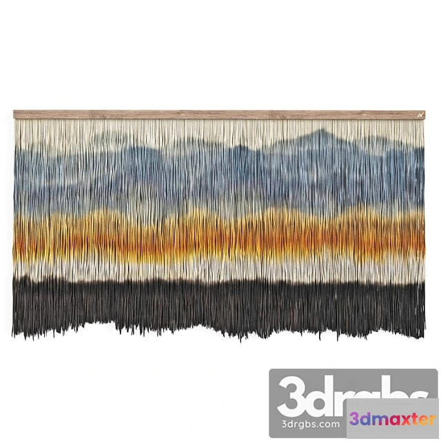 1021454 - Decorative textile panel blue ridge