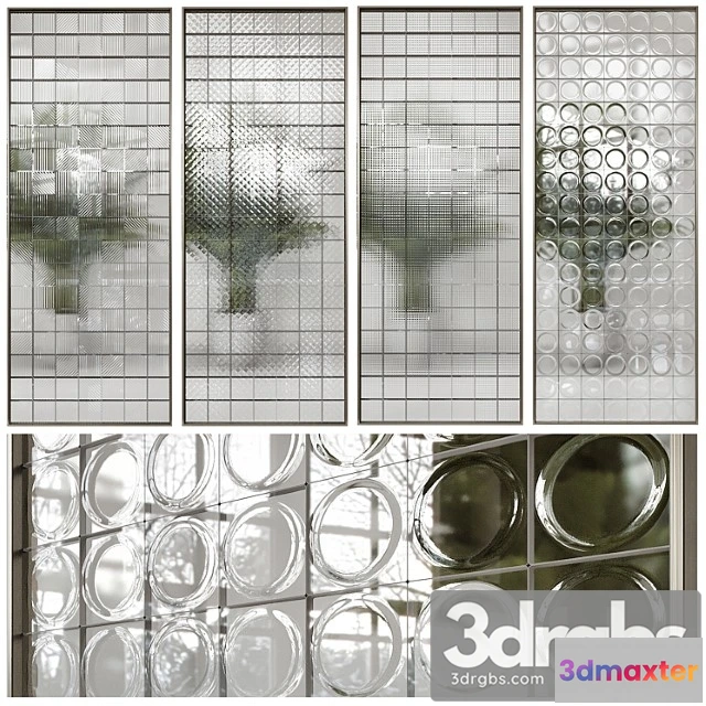 1021652 - Glass block partition 2