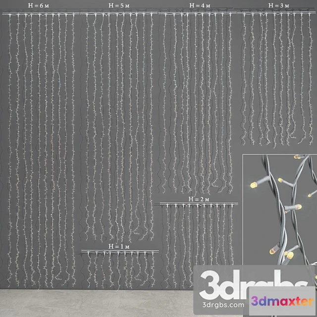 1021848 - Light garland-rain playlight №2