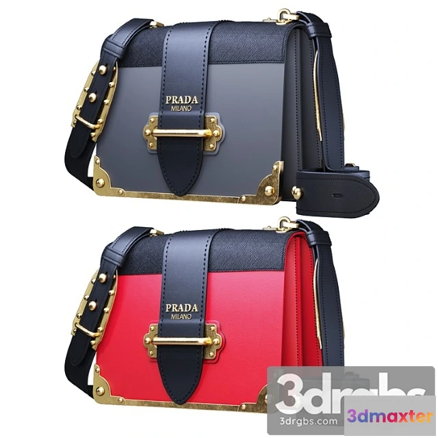 1022000 - Prada cahier shoulder bag
