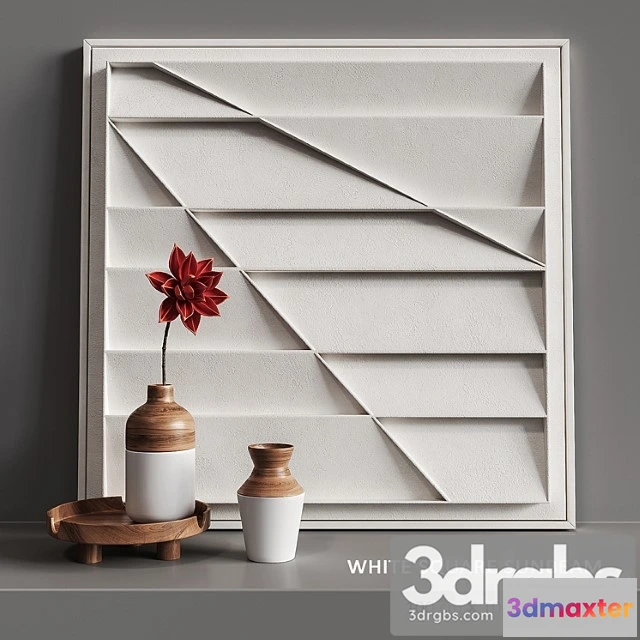 1022014 - Relief white square sunbeam