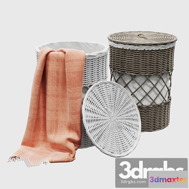 1022026 - Round wicker basket