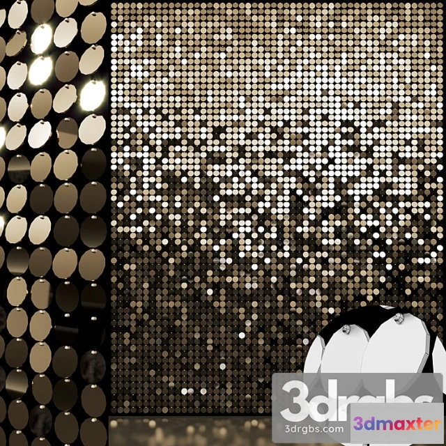1022040 - Sequins decorative wall 01