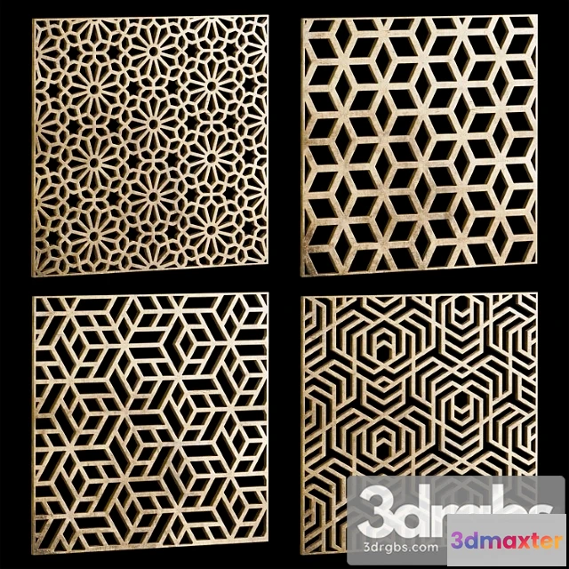 1022056 - Set of square decorative panels 27