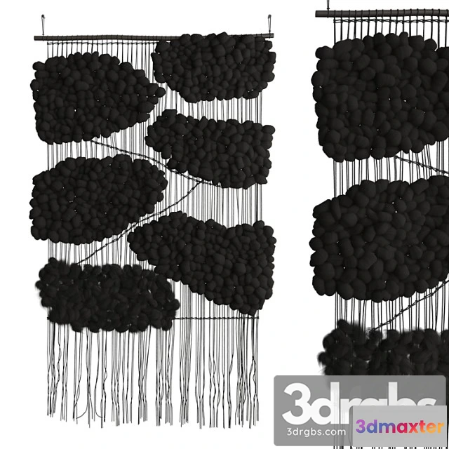 1022098 - Tapestry cloud black by helen loom