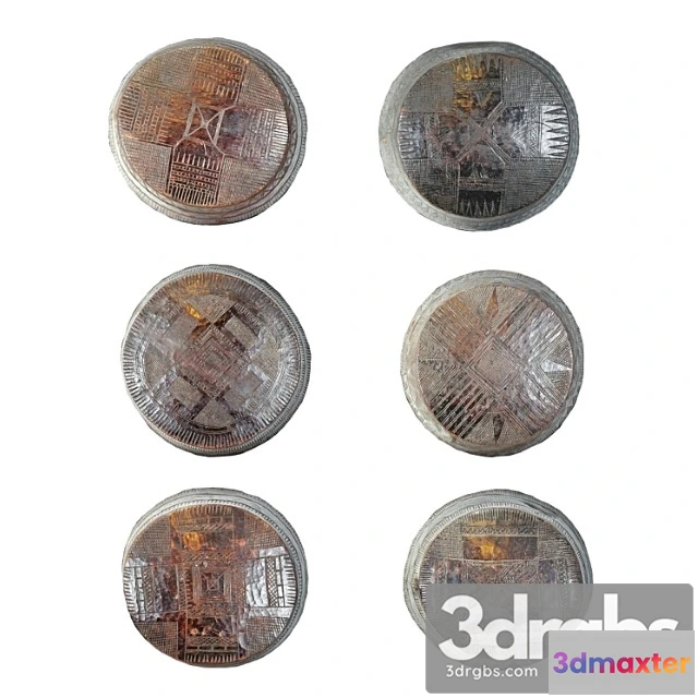 1022126 - Vintage ethiopian split bowls