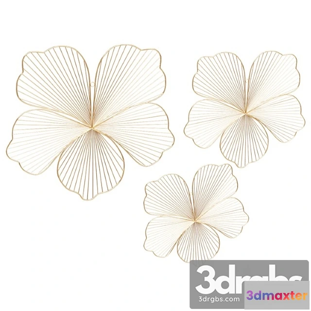 1022158 - Wall decor wall panel flowers