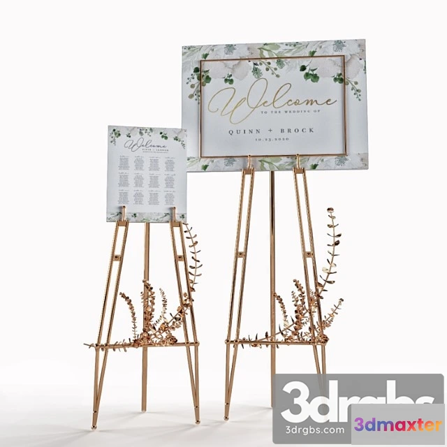 1022286 - Welcom board wedding