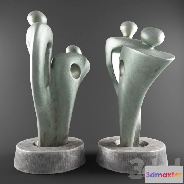 1071436 - Abstract Metal Statue 001 - 204993
