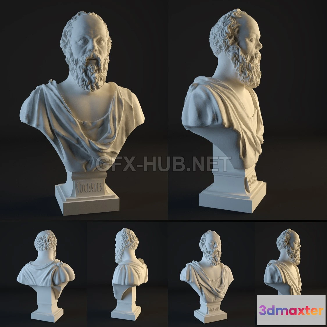1071632 - Acc_Socrates Bust - 205189