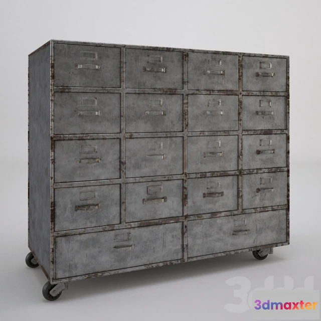 1071812 - Aged Postal drawer - 205369
