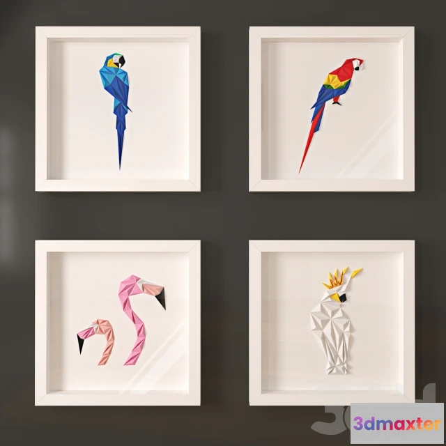 1072798 - ART HIPICON paper birds - 206355