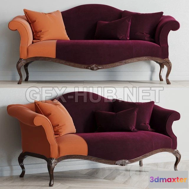 1073420 - Baker King George settee - 206977