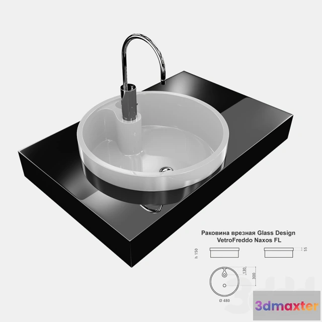 1073678 - Basin mixer NAXOS FL - 207235