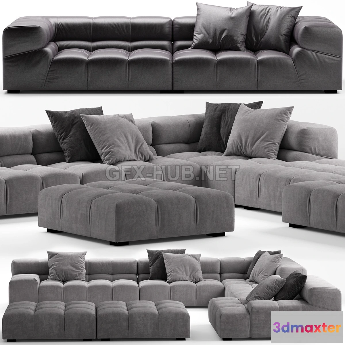 1073942 - BB Italia tufty time leather - 207499