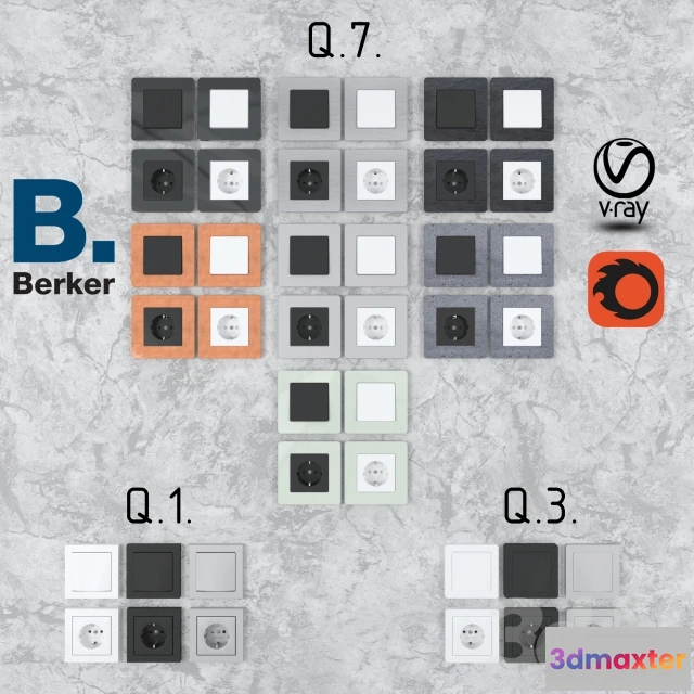 1074520 - Berker Q series - 208077