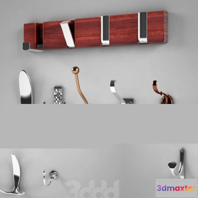 1075336 - BRASS hooks pack - 208893