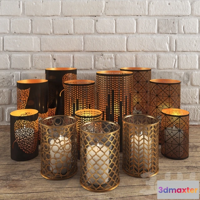 1075742 - Candle Holders Set - 209299