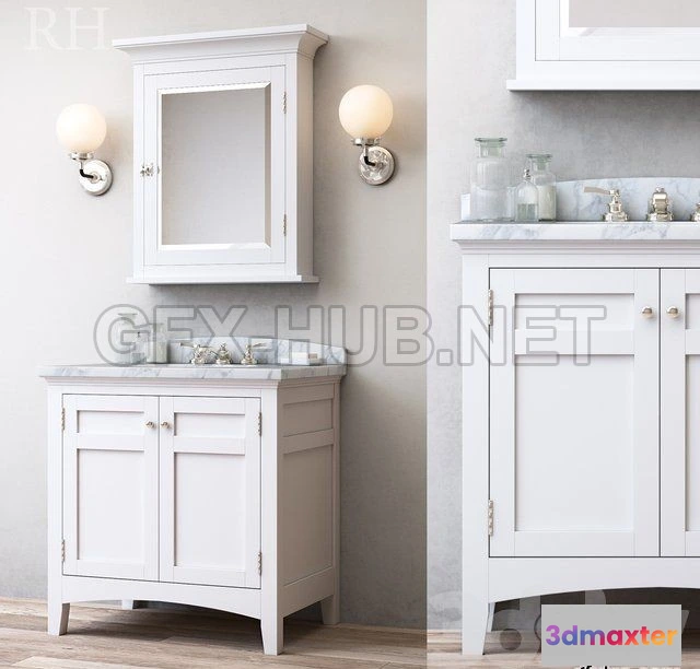 1076036 - CARTWRIGHT SINGLE VANITY - 209593