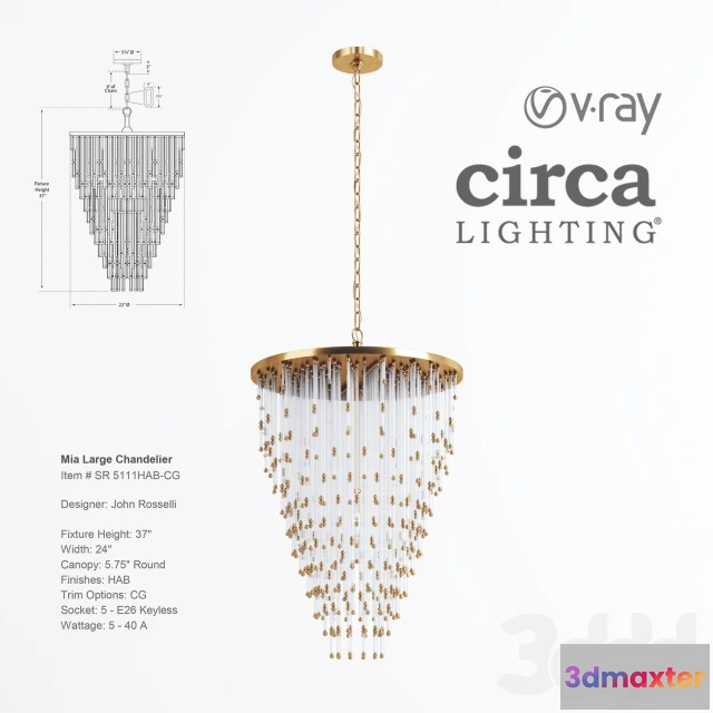 1076980 - Circa - Mia Large Chanderlier - 210537