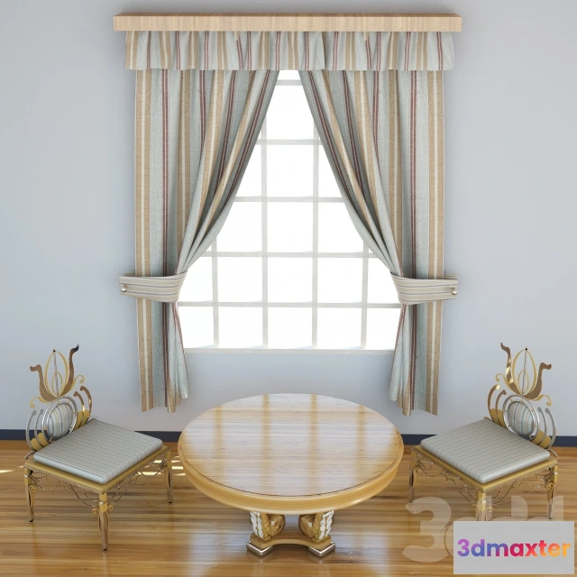 1077064 - Classic Chair With Curtain - 210621