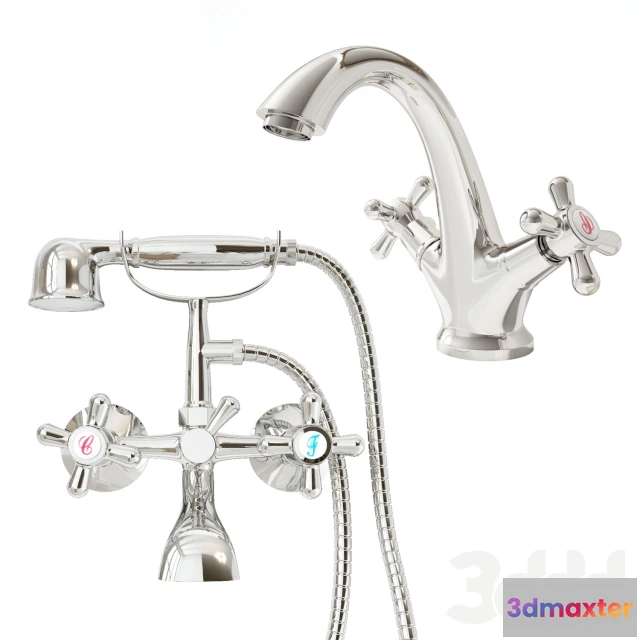 1077138 - Classic faucet set - 210695