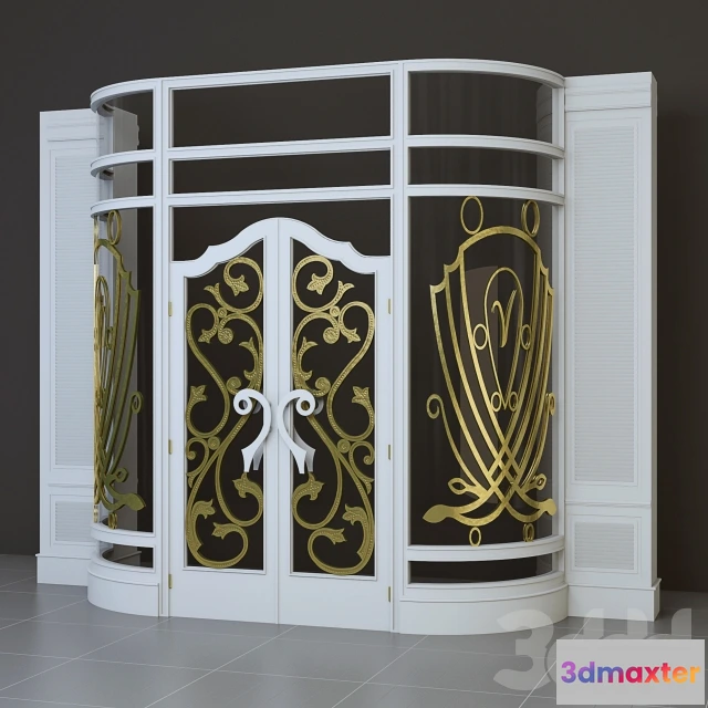 1077170 - classic restaurant doors - 210727