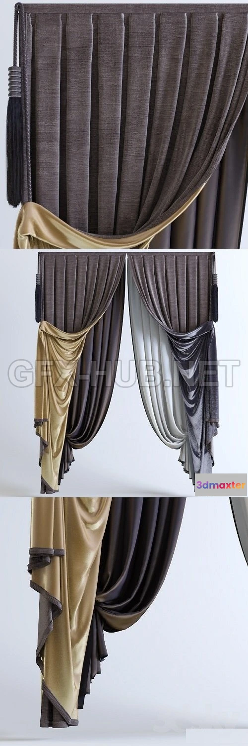 1078170 - Curtains classic 3d model - 211727