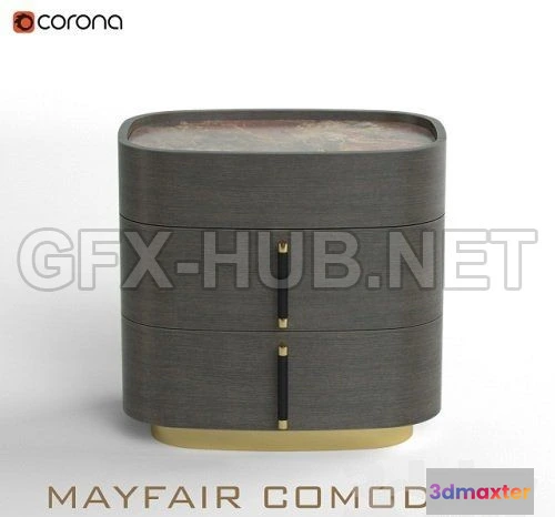 1078364 - DAYTONA. Mayfair Comodino 3D Model - 211921