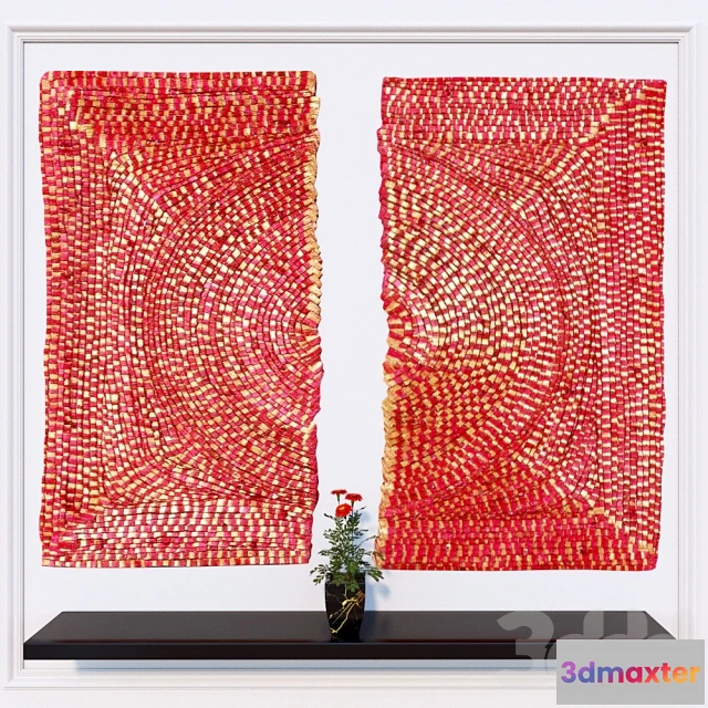 1078614 - Decorative set 3.Olga de Amaral - 212171