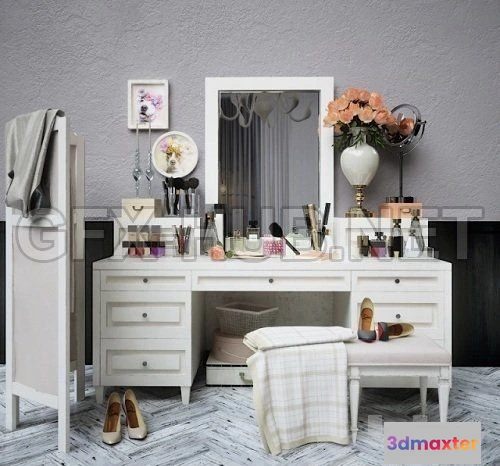 1078622 - Decorative set dresser 3d Model - 212179