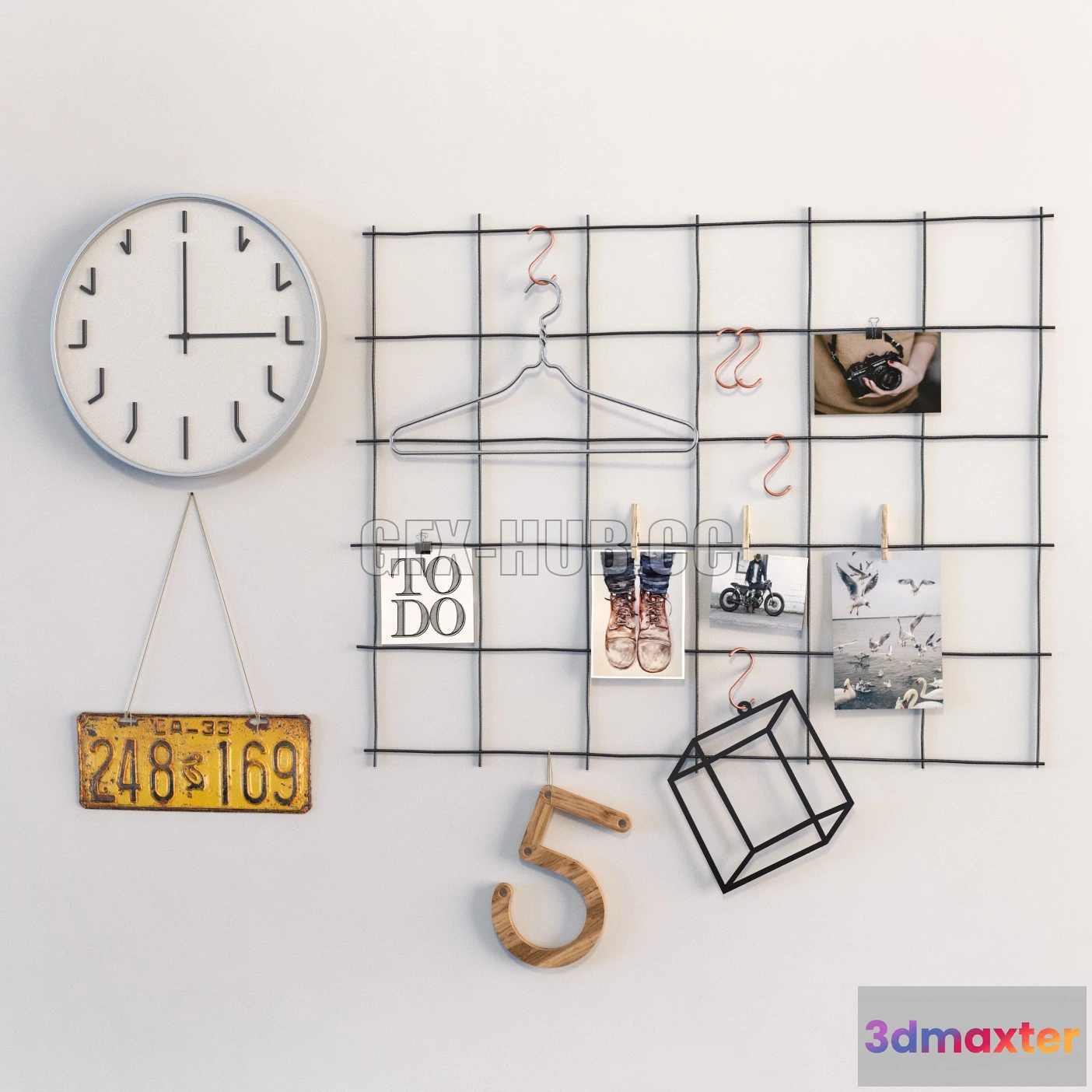 1078716 - Decorative set with mesh keeper - 212273