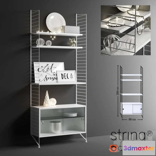 1078760 - DecorativeSet_01_Xmas and String - 212317