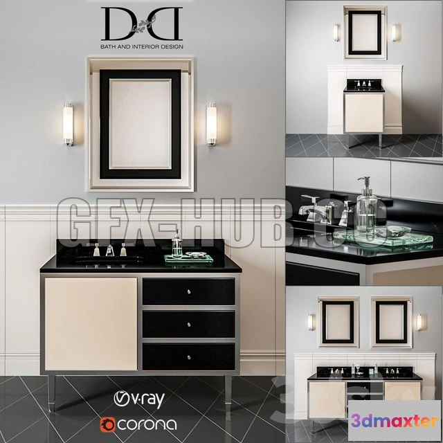 1078932 - Devon  Devon - Jazz collection (3 Vanity Unit) - 212489