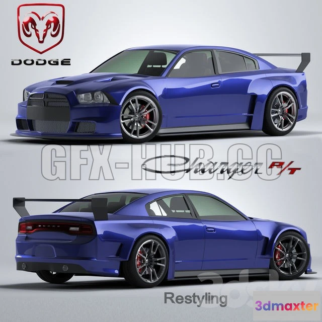 1079286 - DODGE CHARGER 2012 low-poly - 212843