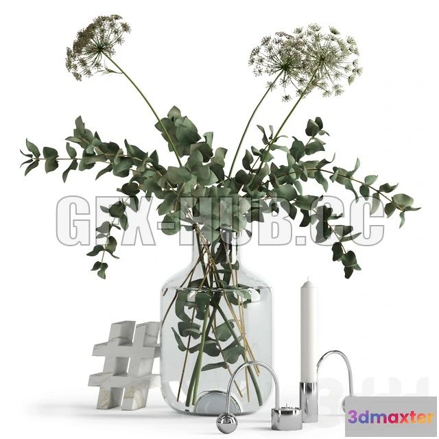 1080344 - Eucalyptus and Anna’s lace with decor - 213901