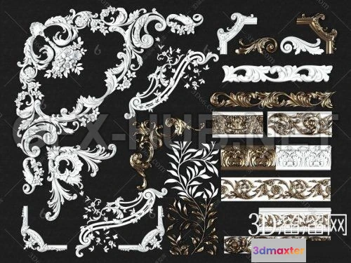 1080360 - European carved 3D model - 213917
