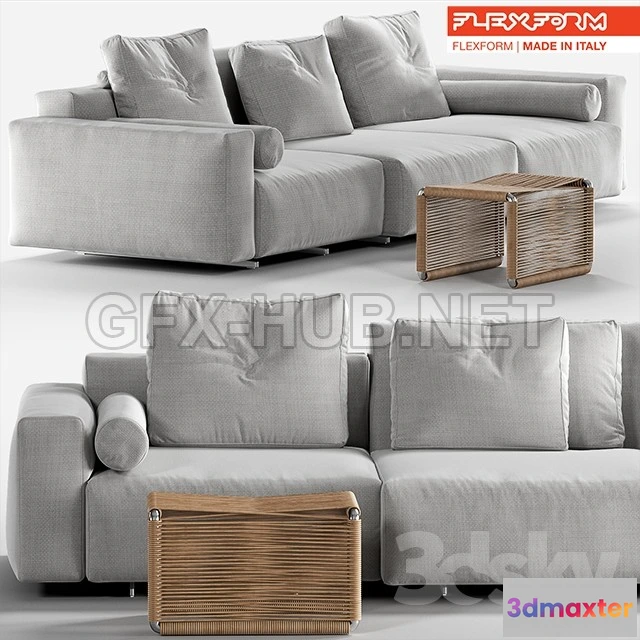 1081002 - Flexform Lario 88Flexform Tindari - 214559