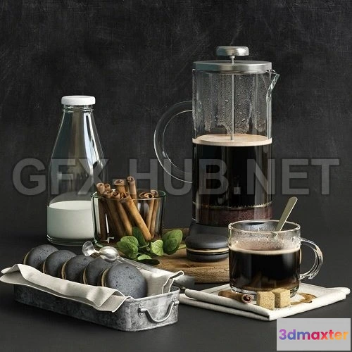 1081226 - Food And Drinks 3d Model - 214783
