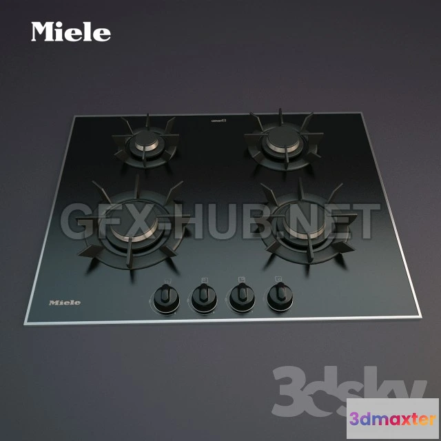 1081670 - Gas hob Miele 3d Model - 215227