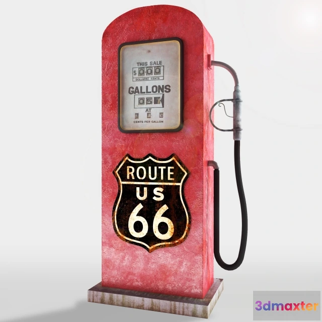 1081680 - Gasoline Pump Road 66 - 215237